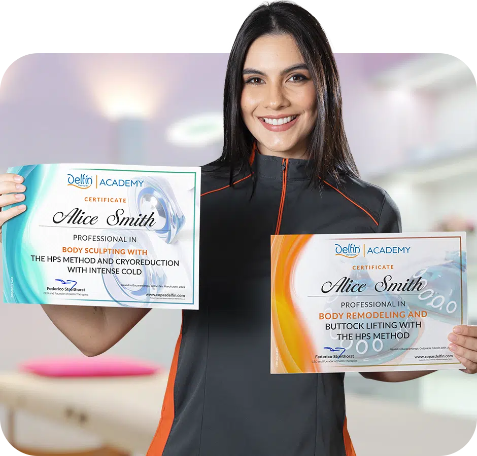 Esteticista con certificados